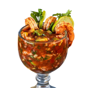 Coctel de camarones (Prawns Cocktail)
